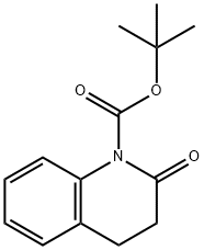 N-BOC-3,4-ジヒドロ-2(1H)-キノリノン 化学構造式