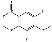 1,3-Difluoro-2,4-diMethoxy-5-nitrobenzene, 195136-63-1, 结构式