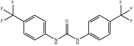 1,3-ビス[4-(トリフルオロメチル)フェニル]尿素 化学構造式