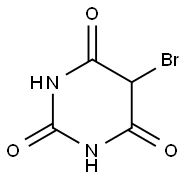 2,4,6-三羟基-5-溴嘧啶 结构式
