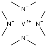 Vanadium tetrakis(dimethylamide) Struktur