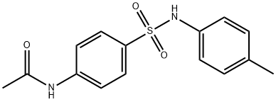 4'-(4-甲基苯基磺酰胺)乙酰苯胺 结构式
