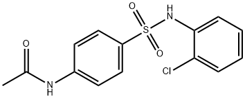 4'-(2-ChlorophenylsulfaMoyl)acetanilide, 97% 化学構造式