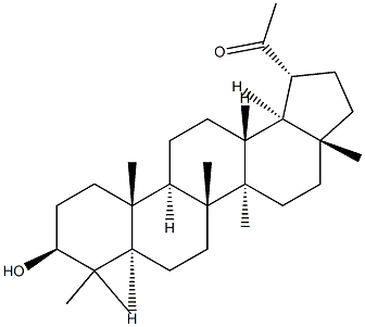 3BETA-羟基-30-去甲羽扇烷-20-酮,19891-85-1,结构式