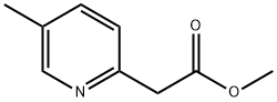 2-(5-甲基吡啶-2-基)乙酸甲酯, 19946-10-2, 结构式