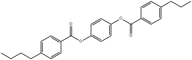4-丁基苯甲酸 4-[(4-丙基苯甲酰基)氧基]苯基酯, 199540-44-8, 结构式