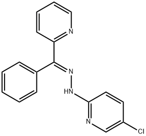 5-氯-2(1H)-吡啶酮 (2E)-(苯基-2-吡啶基亚甲基)腙 结构式