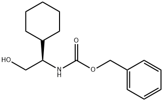 N-Cbz-D-2-aMino-2-cyclohexyl-ethanol Struktur