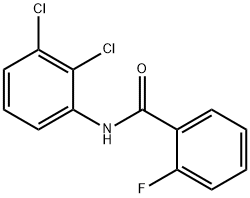 N-(2,3-ジクロロフェニル)-2-フルオロベンズアミド 化学構造式
