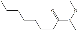 N-甲氧基-N-甲基辛酰胺,200886-71-1,结构式