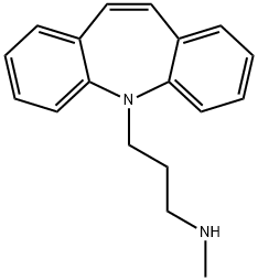 (3-MethylaMinopropyl)-5H-dibenz[b,f]azepine Struktur