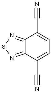 苯并[C][1,2,5]噻二唑-4,7-二甲腈 结构式