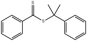 ベンゾジチオ酸2-フェニル-2-プロピル 化学構造式