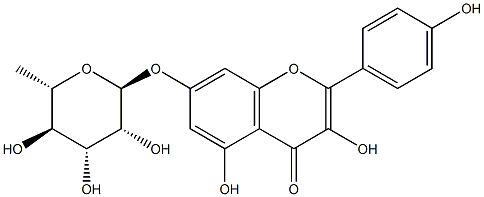 山奈酚-7-O-鼠李糖苷, 20196-89-8, 结构式