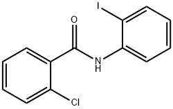 2-クロロ-N-(2-ヨードフェニル)ベンズアミド 化学構造式