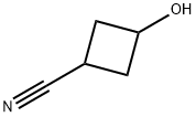 3-Hydroxycyclobutanecarbonitrile Structure