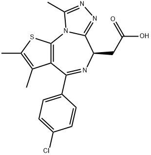 2 - ((6R)-4-(4-氯苯基)-2,3,9-三甲基-6H-噻吩并[3,2-F]的[1,2,4 结构式