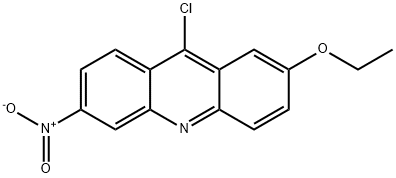 Acridine, 9-chloro-2-ethoxy-6-nitro- Structure