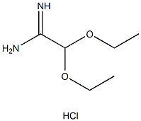 2,2-二乙氧基乙脒盐酸盐, 203054-46-0, 结构式