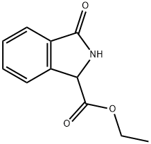 3-氧代异吲哚啉-1-甲酸乙酯 结构式
