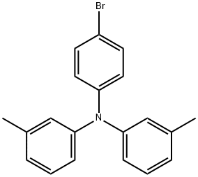 N-(4-溴苯基)-3-甲基-N-(间甲苯)苯胺,203710-89-8,结构式