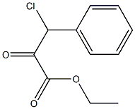 3-氯-2-氧代-3-苯基丙酸乙酯 结构式