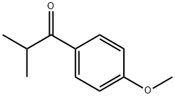 1-(4-Methoxyphenyl)-2-Methylpropan-1-one 化学構造式