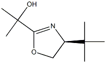 (S)-2-(4-tert-butyl-4,5-dihydrooxazol-2-yl)propan-2-ol Structure