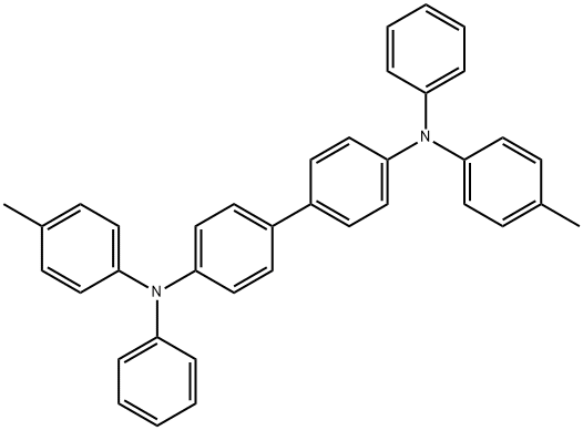 N,N'-ジフェニル-N,N'-ジ(p-トリル)ベンジジン 化学構造式