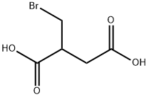2-(溴甲基)丁二酸 结构式
