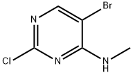 (5-BroMo-2-chloro-pyriMidin-4-yl)-Methyl-aMine Struktur