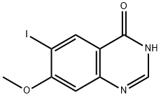 6-IODO-7-METHOXYQUINAZOLIN-4(3H)-ONE, 206190-25-2, 结构式