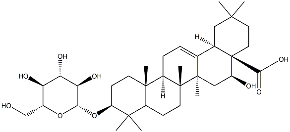 旱莲甙 D 结构式