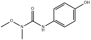 3-(4-羟基苯基)-1-甲氧基-1-甲基脲, 20680-06-2, 结构式