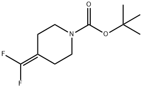 tert-butyl 4-(difluoroMethylene)piperidine-1-carboxylate 结构式