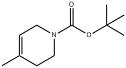 1(2H)-Pyridinecarboxylic acid, 3,6-dihydro-4-Methyl-, 1,1-diMethylethyl ester,208245-73-2,结构式