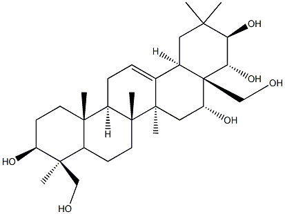 プロトアシゲニン 化学構造式