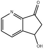 5-羟基-5,6-二氢-7H-2,3-环戊烯并吡啶-7-酮 结构式