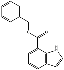1H-Indole-7-carboxylic acid, phenylMethyl ester Structure