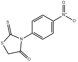 3-(4-Nitrophenyl)-2-thioxo-4-thiazolidinone, 95% 化学構造式