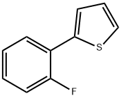 Thiophene, 2-(2-fluorophenyl)- Structure
