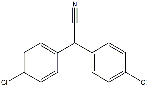 双(对-氯苯基)乙腈 结构式