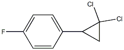 Benzene, 1-(2,2-dichlorocyclopropyl)-4-fluoro- Structure