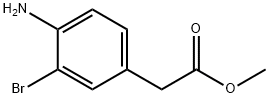 2-(4-氨基-3-溴苯基)乙酸甲酯, 209809-20-1, 结构式