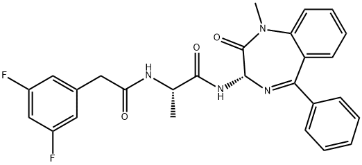 209986-17-4 N-[(1S)-2-[[(3S)-2,3-二氢-1-甲基-2-氧代-5-苯基-1H-1,4-苯并二氮杂卓-3-基]氨基]-1-甲基-2-氧代乙基]-3,5-二氟苯乙酰胺
