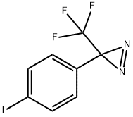 3-(4-Iodophenyl)-3-(trifluoromethyl)-3H-diazirine Struktur