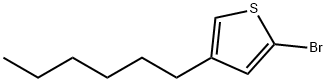 2-溴-4-己基噻吩 结构式