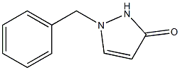1-苄基-1H-吡唑-3(2H)-酮, 21074-40-8, 结构式