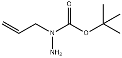 1-烯丙基肼甲酸叔丁酯, 21075-86-5, 结构式