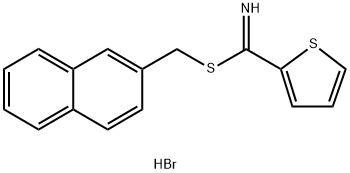 Naphthalen-2-ylMethyl Thiophene-2-carbiMidothioate HydrobroMide Struktur